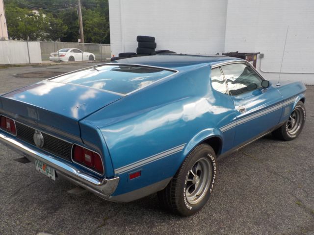 1973 Blue Ford Mustang Coupe