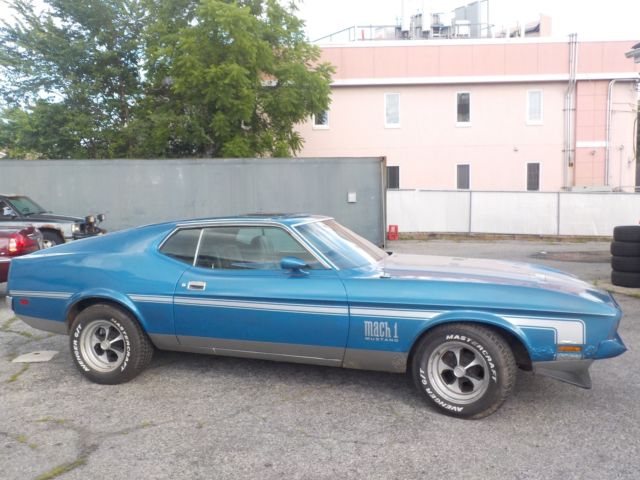 1973 Blue Ford Mustang Coupe