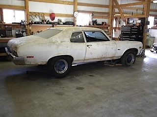 1973 White Chevrolet Nova Coupe