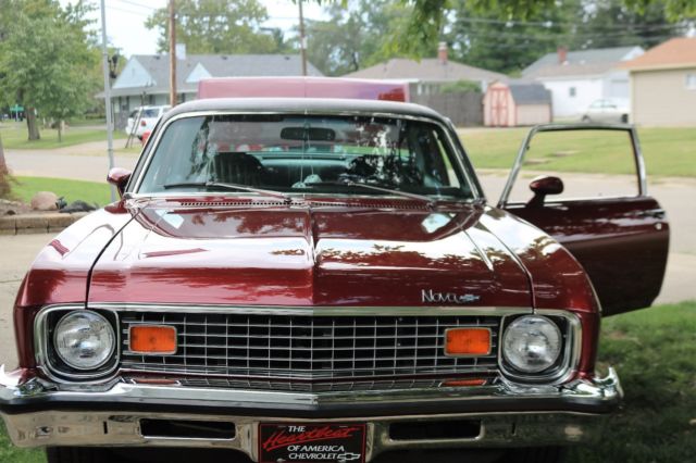 1973 Red Chevrolet Nova