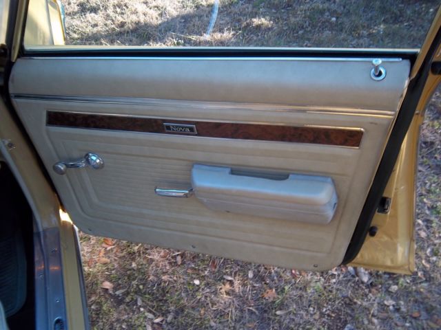 1973 YELLOW Chevrolet Nova SEDAN