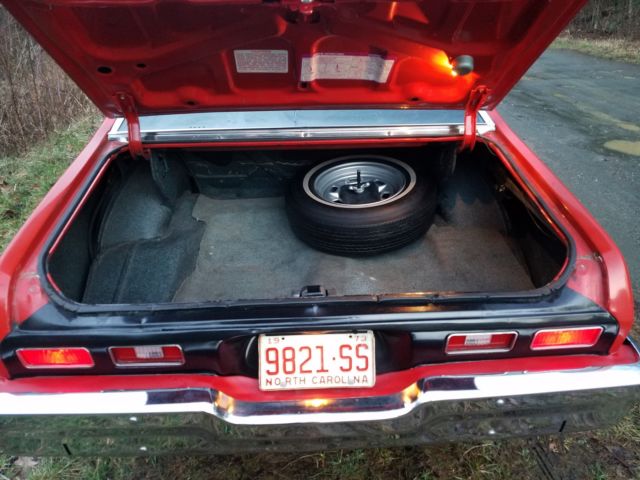 1973 Red Chevrolet SS Coupe