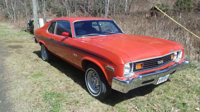 1973 Red Chevrolet SS Coupe