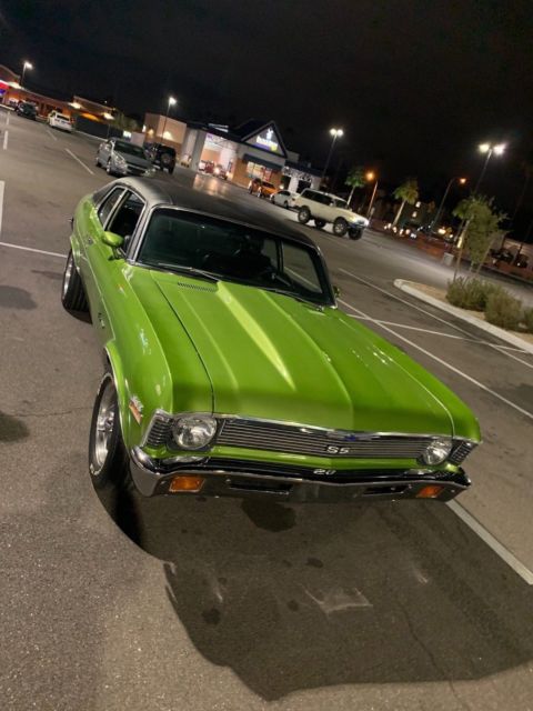 1973 Green Chevrolet Nova Coupe