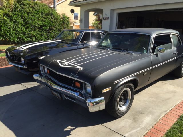 1973 BLACK Chevrolet Nova Coupe
