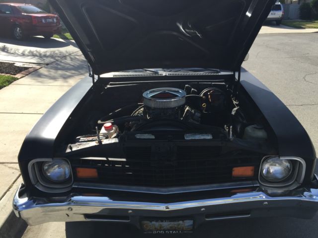 1973 BLACK Chevrolet Nova Coupe