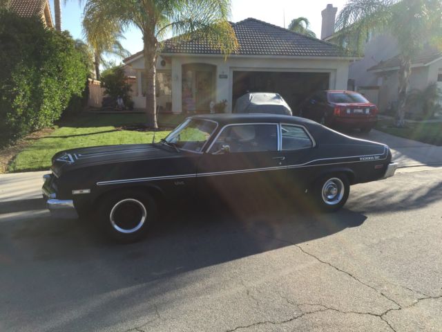 1973 BLACK Chevrolet Nova Coupe