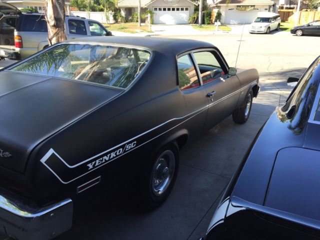 1973 BLACK Chevrolet Nova Coupe
