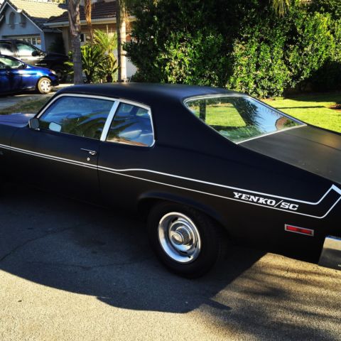 1973 BLACK Chevrolet Nova Coupe