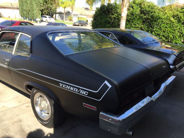 1973 BLACK Chevrolet Nova Coupe