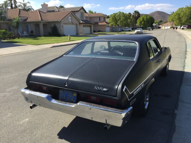 1973 BLACK Chevrolet Nova Coupe