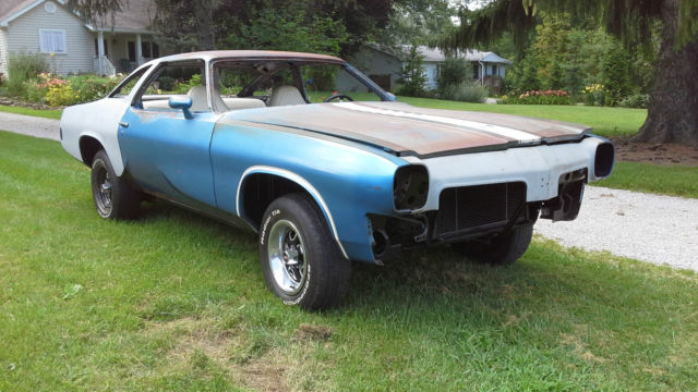 1973 Blue Oldsmobile 442
