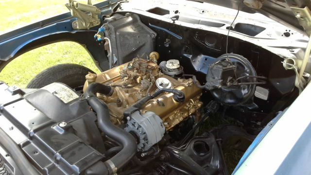 1973 Blue Oldsmobile 442