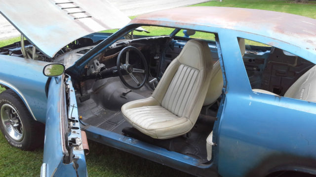 1973 Blue Oldsmobile 442