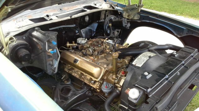 1973 Blue Oldsmobile 442