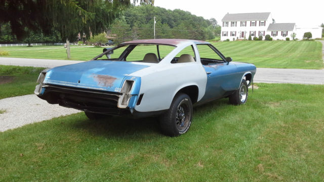 1973 Blue Oldsmobile 442