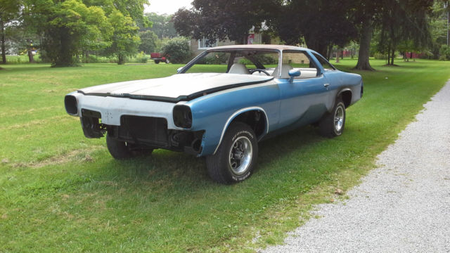 1973 Blue Oldsmobile 442