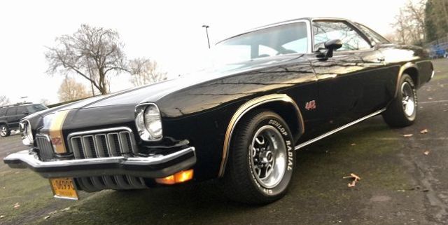 1973 Black Oldsmobile Cutlass Sedan
