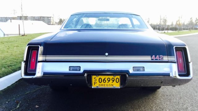 1973 Black Oldsmobile Cutlass Sedan