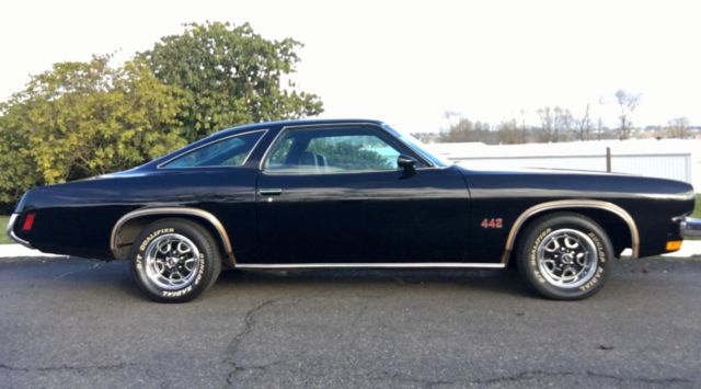 1973 Black Oldsmobile Cutlass Sedan