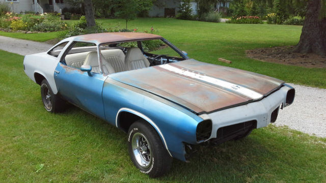 1973 Blue Oldsmobile 442