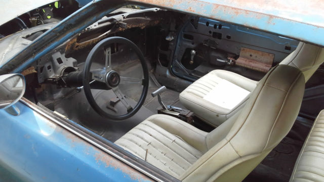 1973 Blue Oldsmobile 442