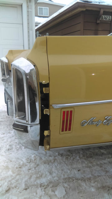 1973 Red Oldsmobile Ninety-Eight Sedan