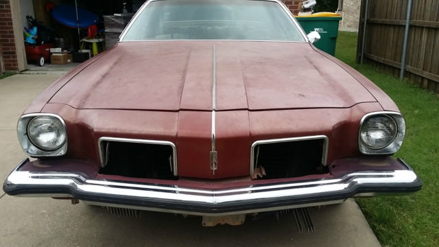 1973 Burgundy Oldsmobile Cutlass Coupe