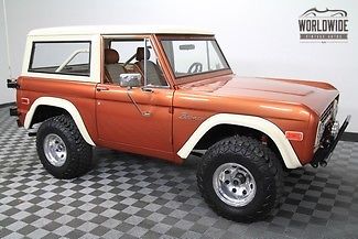 1973 Orange Ford Bronco SUV