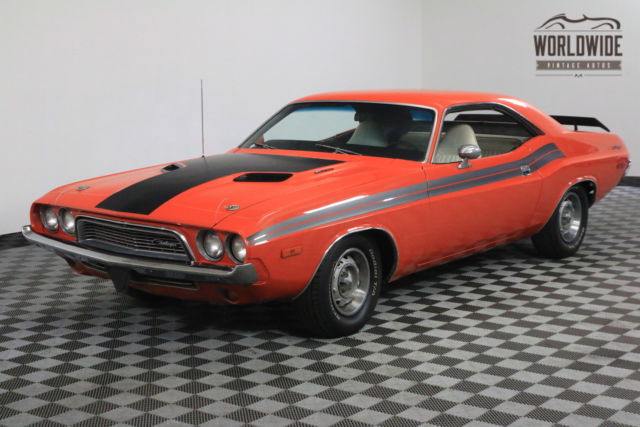 1973 Orange Dodge Challenger