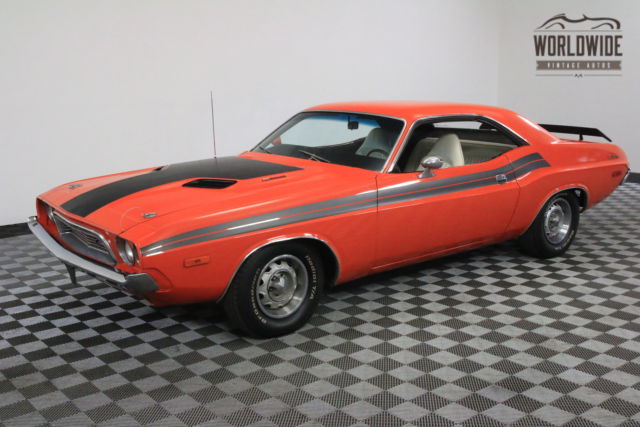 1973 Orange Dodge Challenger
