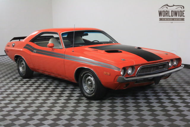 1973 Orange Dodge Challenger