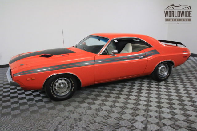 1973 Orange Dodge Challenger
