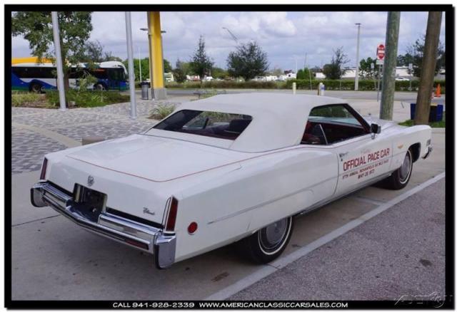 1973 White Cadillac Eldorado