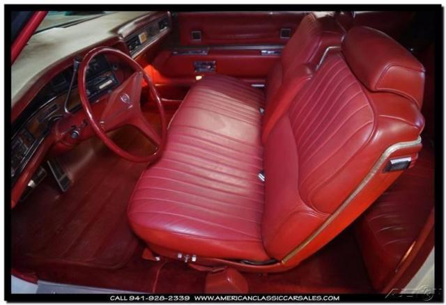 1973 White Cadillac Eldorado