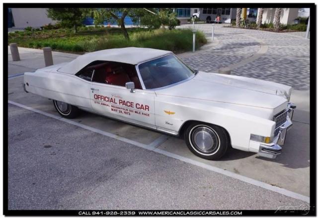 1973 White Cadillac Eldorado