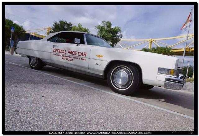 1973 White Cadillac Eldorado