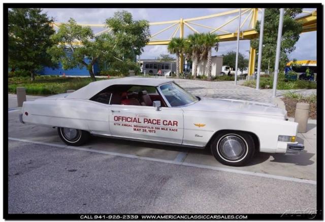 1973 White Cadillac Eldorado