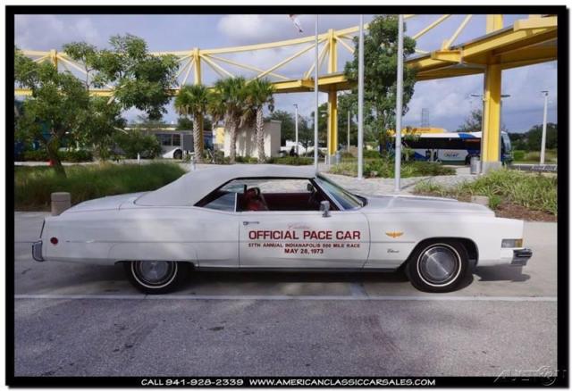 1973 White Cadillac Eldorado