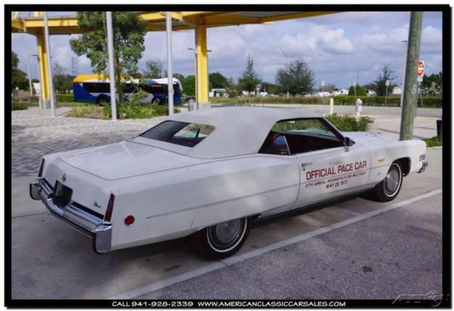 1973 White Cadillac Eldorado