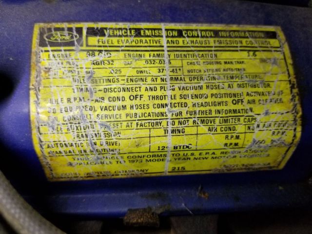 1973 Brown Ford Pinto Hatchback