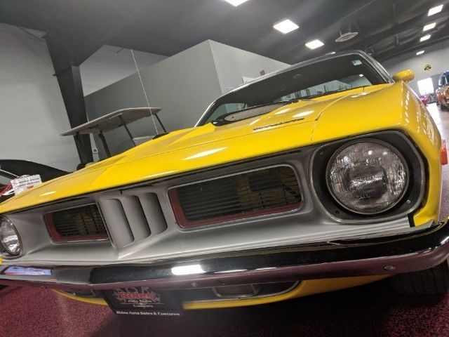 1973 Yellow Plymouth Barracuda Sedan