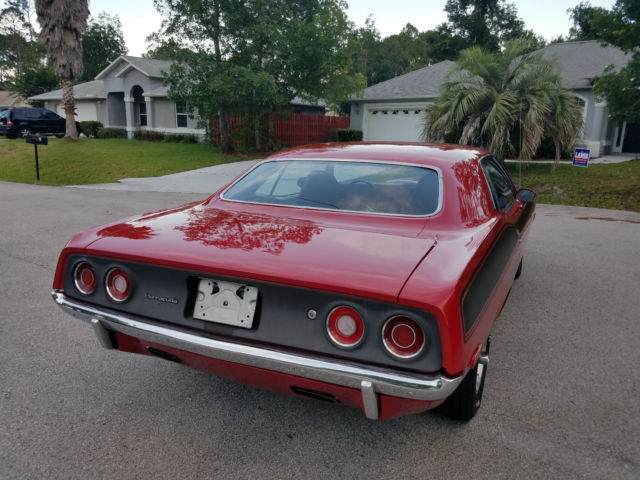 1973 Red Plymouth Barracuda Coupe