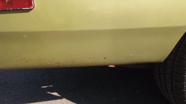 1973 Green Plymouth Duster Coupe