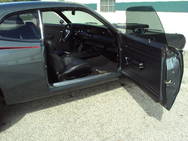 1973 Gun Metal Gray Plymouth Duster Coupe