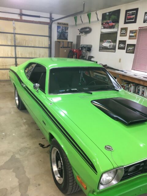 1973 White Plymouth Duster Coupe