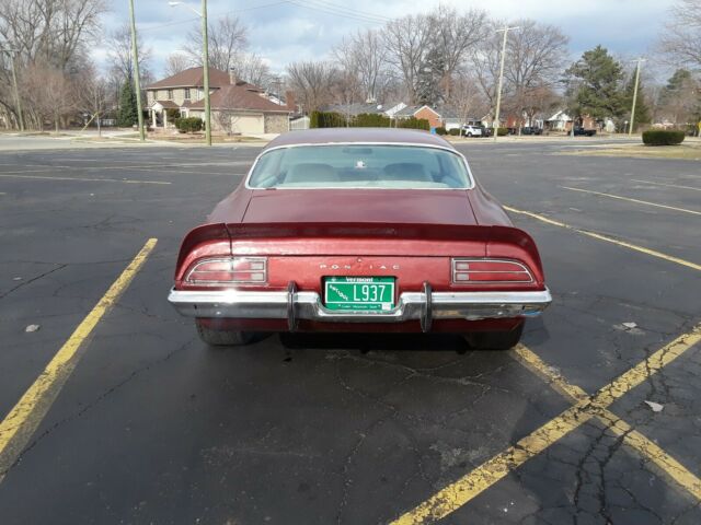 1973 RED Pontiac Firebird Coupe
