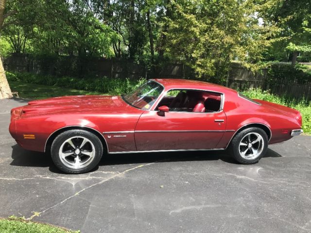 1973 Florentine Red Pontiac Firebird Coupe
