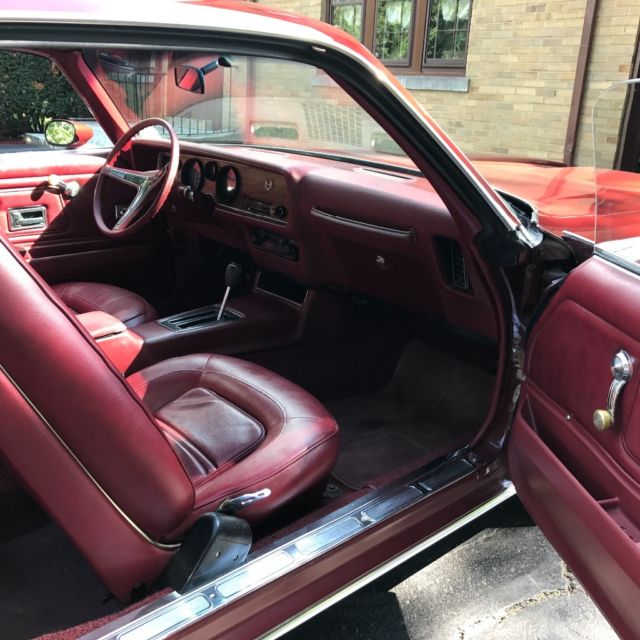 1973 Florentine Red Pontiac Firebird Coupe