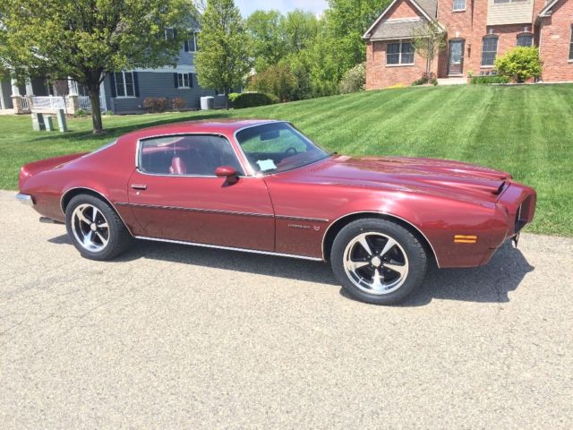 1973 Florentine Red Pontiac Firebird Coupe